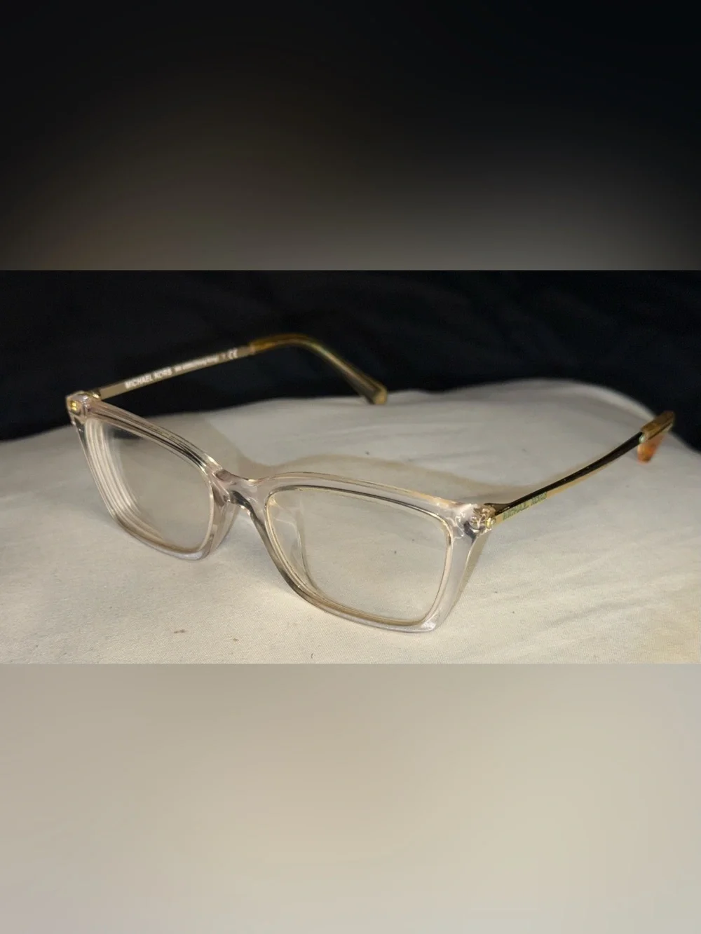Michael Kors MK 4069U 3050 Eyeglasses Clear Gold Frames 52-17-140